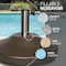 Us Weight Premium Fillable Umbrella Base for Patio Table, Bronze FUB50BZE - alternate 6